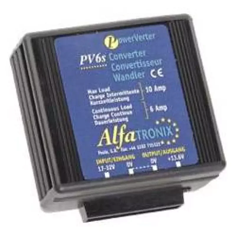 Árengedmény Alfatronix PowerVerter PV6s 24Vdc - 12Vdc feszültségátalakító (ALF-002-999)