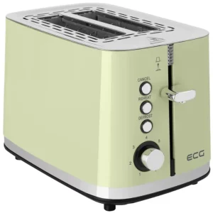ECG Vintage Olive kenyérpirító, zöld (ST-2766Green) Népszerű
