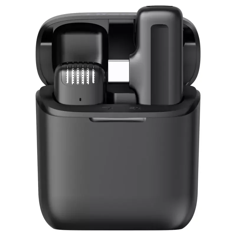 Akciós ár Ulanzi J11 vezeték nélküli Lavalier mikrofon, 1 mikrofon és 1 vevő, usb-c csatlakozás, fekete (UL-31