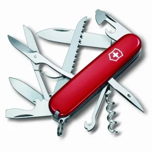 Gyors szállítás VICTORINOX Huntsman zsebkés, 15 funkciós, piros (011-3713)