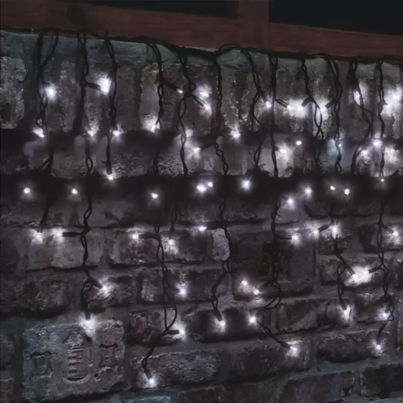 Home LED-es sorolható jégcsap fényfüggöny (KSF 200/WH) Végkiárusítás