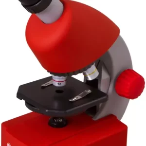 Bresser Junior 40x-640x mikroszkóp, piros (70122) Biztonságos fizetés