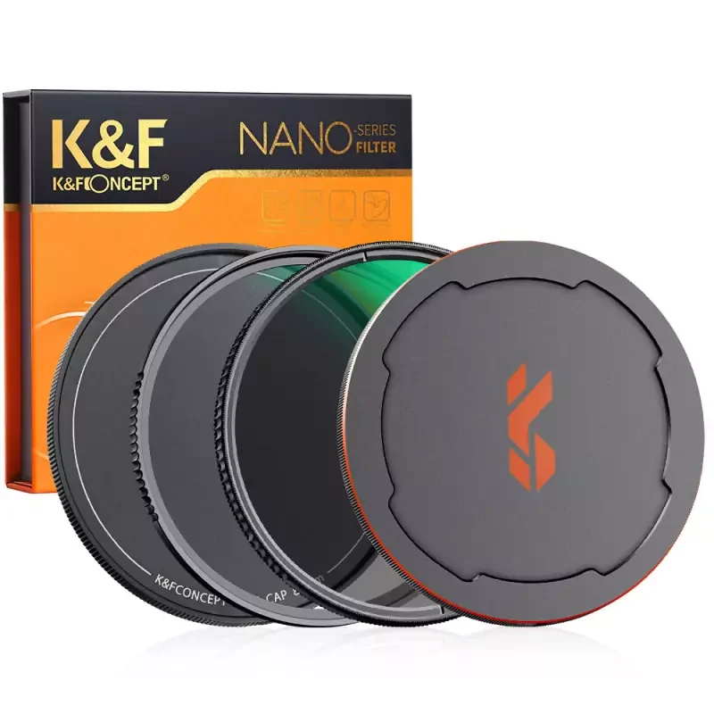 Vásárlói kedvenc K&F Concept NANO-X series, MCUV + CPL szűrő, 49mm (KF-1658)