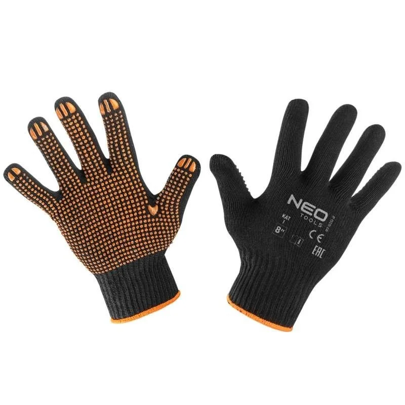 Alacsony ár Kesztyu NEO TOOLS 113xx 8" pe pöttyös pamut alapanyag 97-620-8