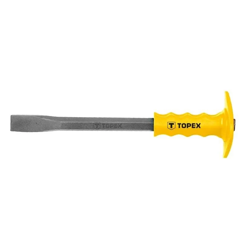 Árengedmény Laposvéso TOPEX 300x16mm kézvédovel 03A136