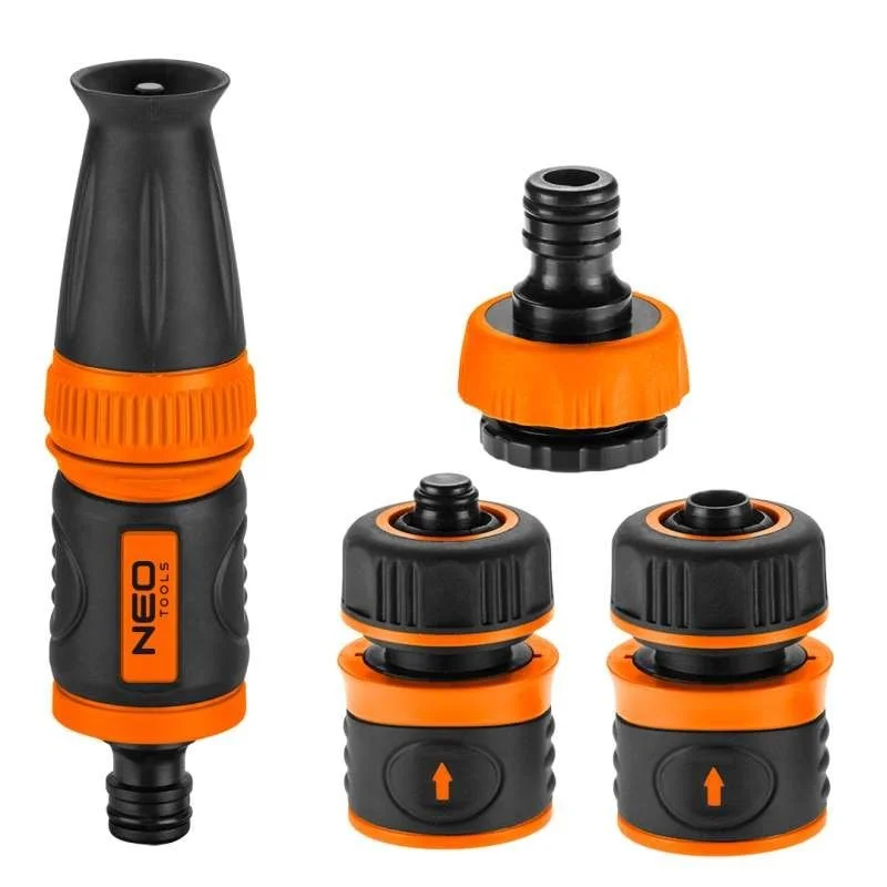 Árcsökkenés Locsolófej készlet NEO TOOLS 1/2" 4 részes csatlakozókkal 15-710