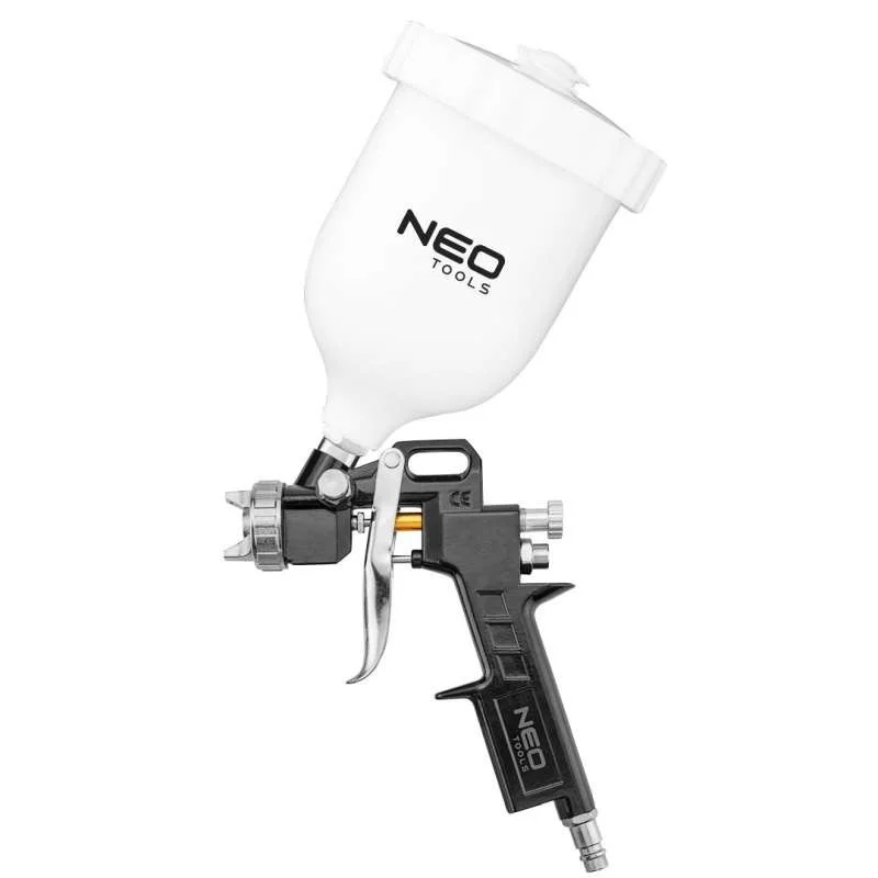 Akciós ár Pneumatikus festékszóró pisztoly NEO TOOLS felso tartályos 1.4mm hobby 14-703
