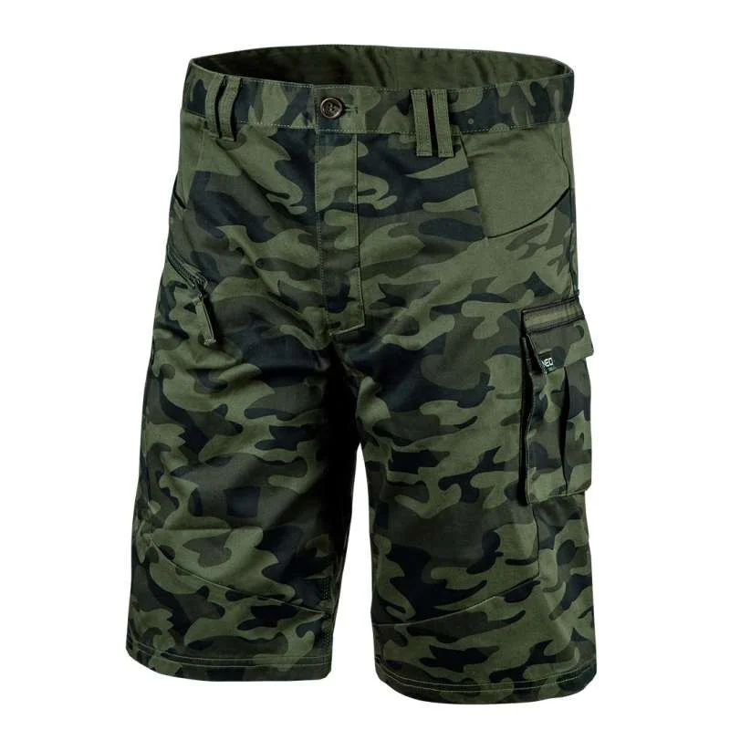 Végkiárusítás Rövidnadrág NEO TOOLS CAMO terep XS 255gr/m2 81-271-XS
