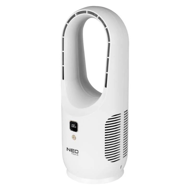 Ventilátor akkumulátoros belso-rejtett ventilátorlapátok 2200mAh akku 3 fokozat 3-12 óra muködési ido NEO TOOLS 90-013 Árcsökkenés