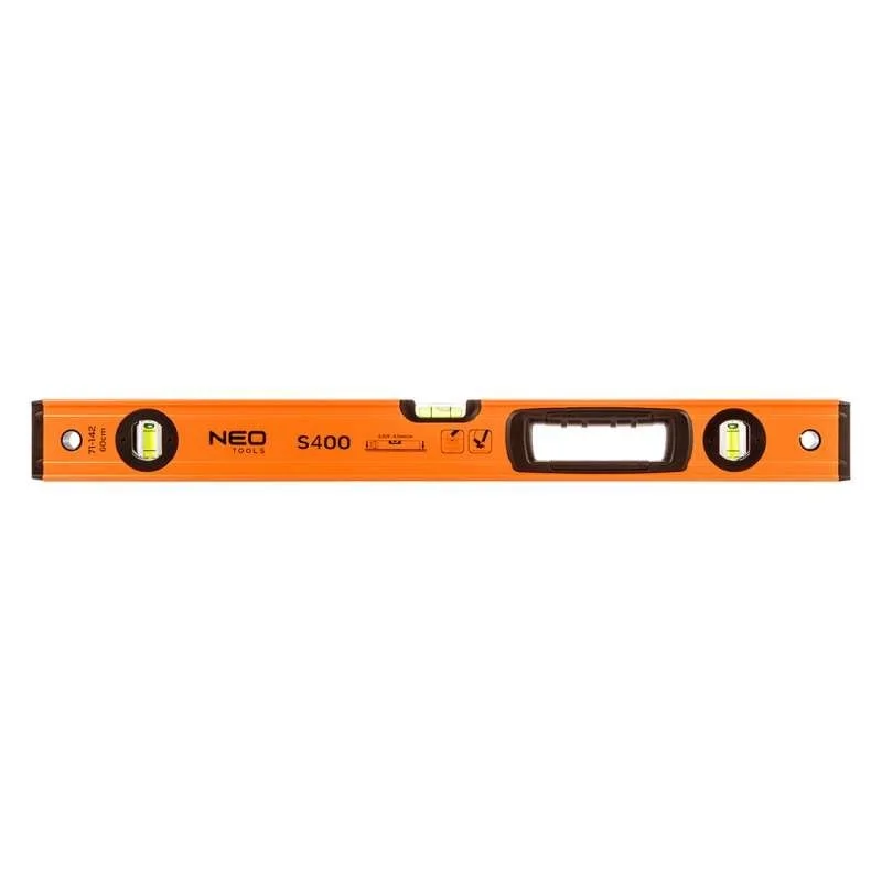 Ajánlat Vízmérték alu 3 libella 1 fogantyú S 400 60cm NEO TOOLS 71-142
