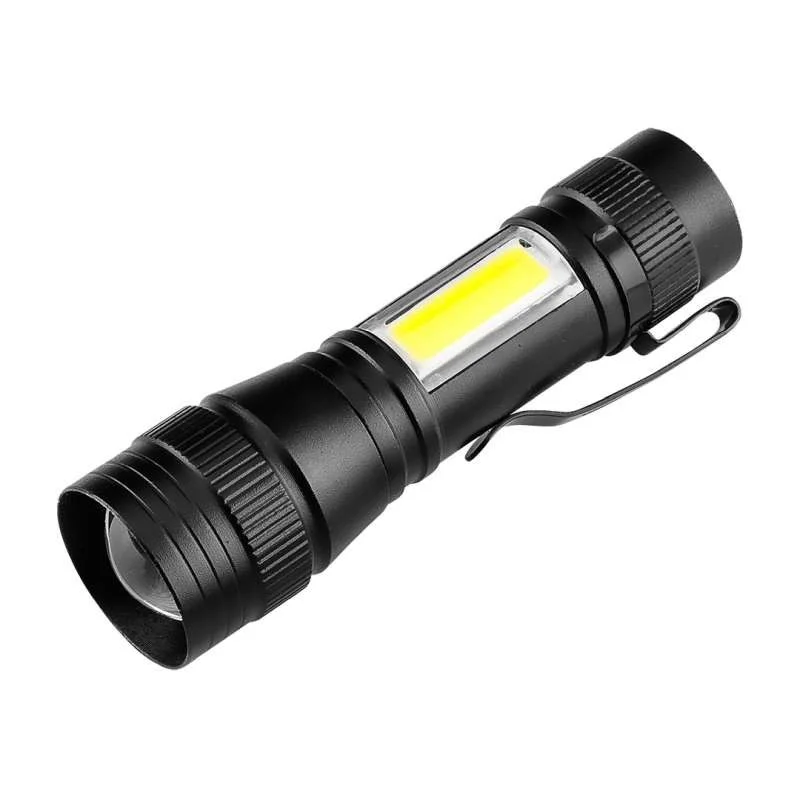Csak ma Zseblámpa töltheto XPE+COB Led 220lm max. fényero 300mAh akku rendelési egység: 12db NEO TOOLS 99-129