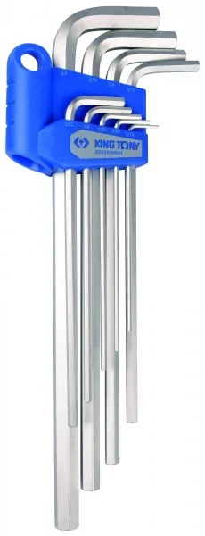 9 részes extra hosszú imbuszkulcs készlet 1/16"~3/8"20209SR02 Biztonságos vásárlás