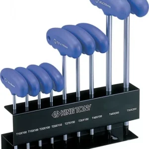 9 részes T-nyelű torx imbuszkulcs készlet T10-T5021309PR Kiárusítás