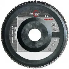 Ajánlat Flexmann For Cut Industry lamellás csiszolókorong 125x22mm Z120 műanyag, kúpos, fém-inox, IK-1134