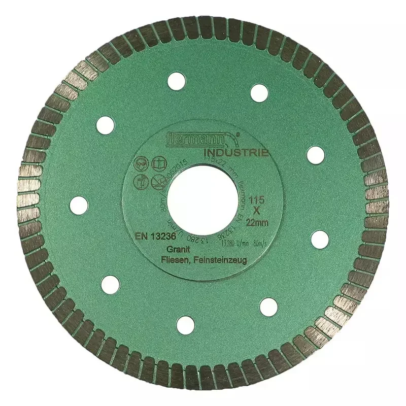 Ajánlat Flexmann For Cut gyémánttárcsa INDUSTRY 125x1,4x22,2mm turbo, gránit, márvány, kerámia, csempe, tűrkíz színű, INDUSTRY-125
