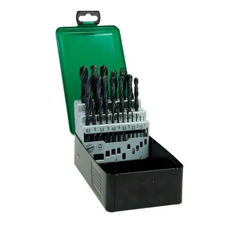Akció Hikoki fúrószár/fémcsigafúró készlet 25db-os HSS-R (DIN 338)- 1-13mm (0,5mm), 780097