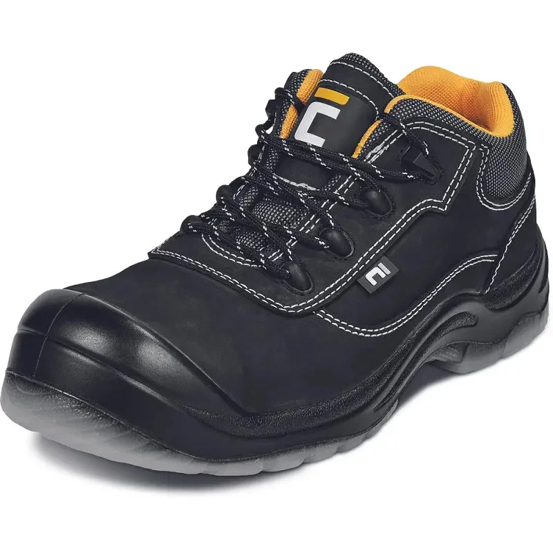Akció MV Cerva BK TPU MF S3 SRC félcipő 45 fekete/sárga, 0201036360045