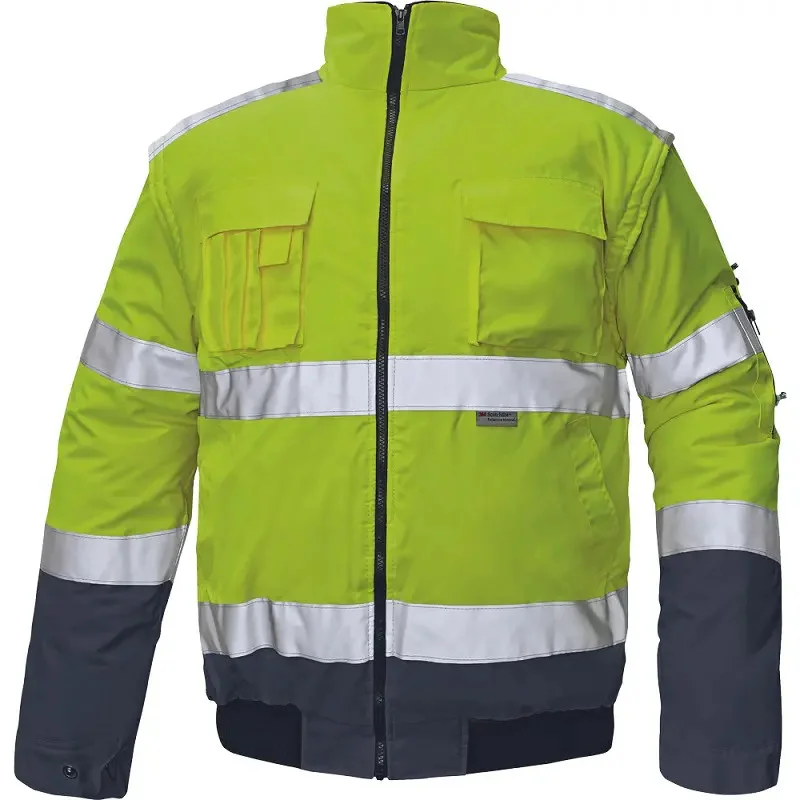 Akciós ár MV Cerva Clovelly jólláthatósági pilóta dzseki HV sárga/navy színben 3XL, 0301007172006
