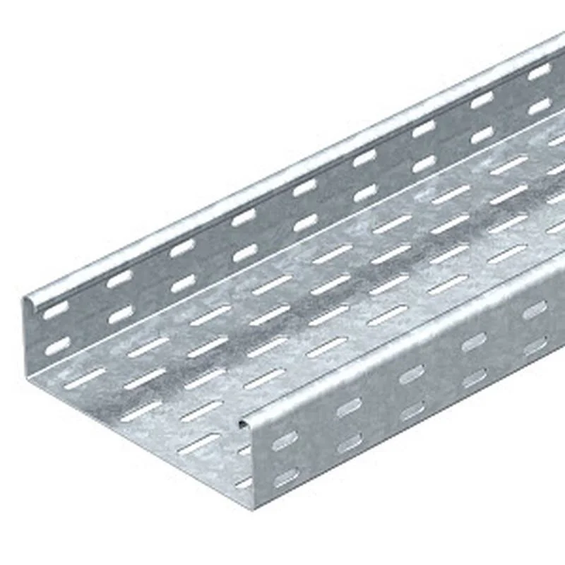 Végkiárusítás Obo kábeltálca SKS perforált 60x150x3000, szalaghorganyzott, DIN EN 10346, cink 6056156