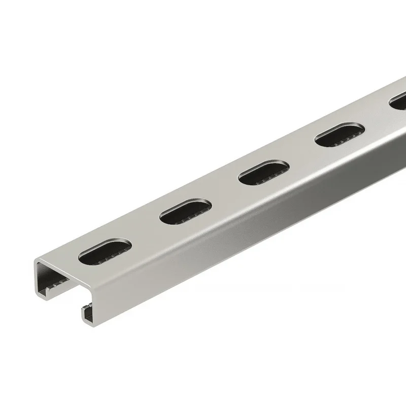 Akciós ár Obo profilsín perforált, 22 mm résszélesség 2000x41x21, felületkezelés nélkül, utókezelt 1122925