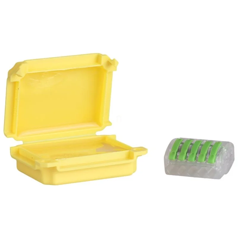 Vízálló műanyag doboz, sárga 53x39x24mm, IPX8 BOXW3 Tracon Korlátozott ajánlat