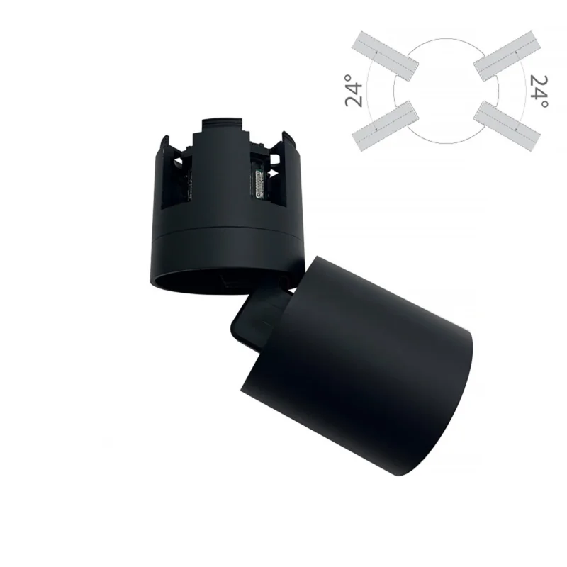 Árcsökkenés LED spot lámpa, 6,5 cm, fekete, 7 W, 690 lm, 4000 K - Shape Klausen KL181041
