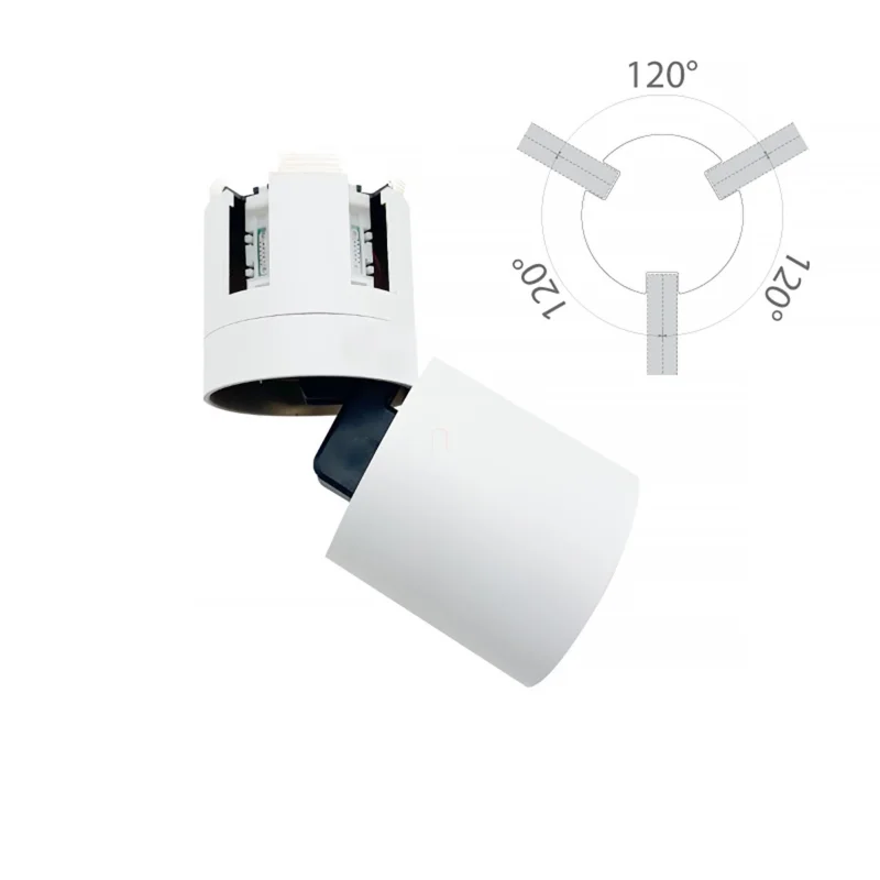 Végkiárusítás LED spot lámpa, 6,5 cm, fehér, 7 W, 690 lm, 4000 K - Shape Klausen KL181079
