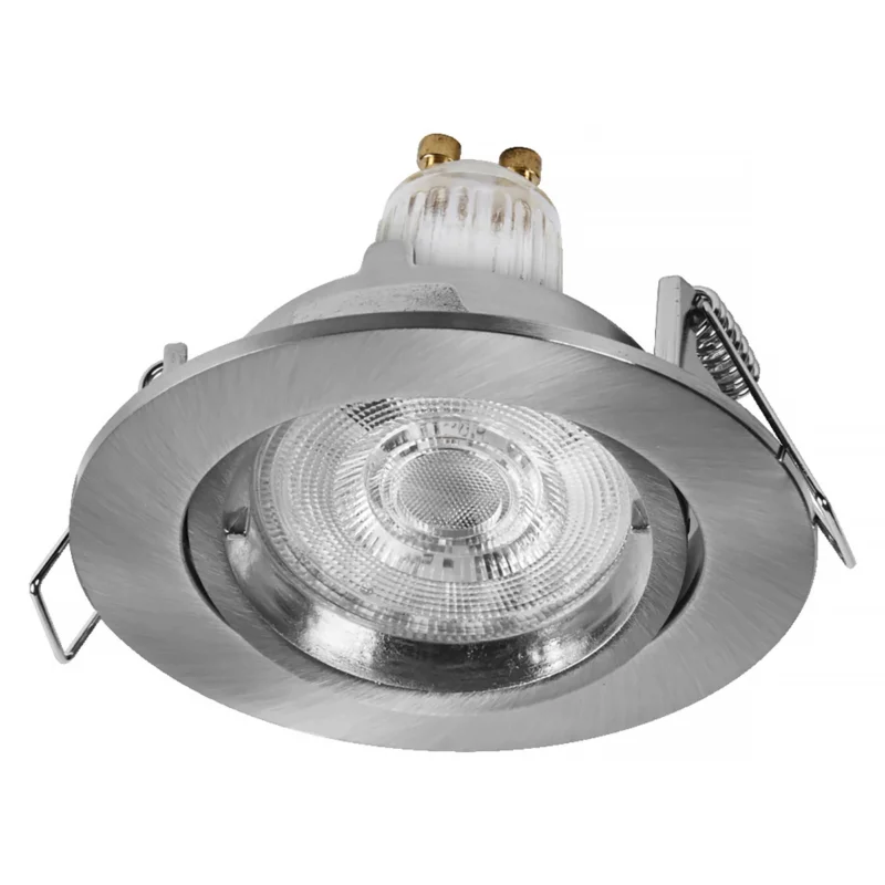 Akció Osram LED Spot Set Recess Twistlock GU10 süllyesztett spot lámpa, GU10 foglalattal, szatinált nikkel