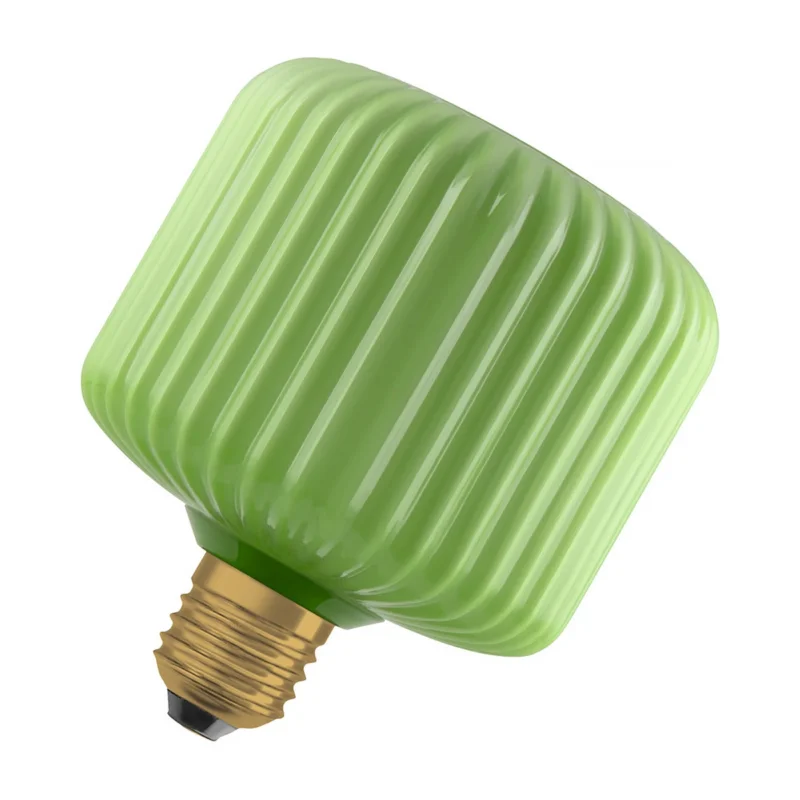 Akció Osram Decor E27 LED design fényforrás, melegfehér fényű, 300 lm, 3,5 W, színezett -bordázott üveg, zöld