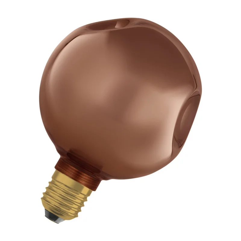 Végkiárusítás Osram Decor E27 LED design fényforrás, melegfehér fényű, 300 lm, 3,5 W, színezett homorított üveg, rózsaszín